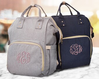 diaper bag monogrammed girl