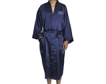 silk housecoat men's