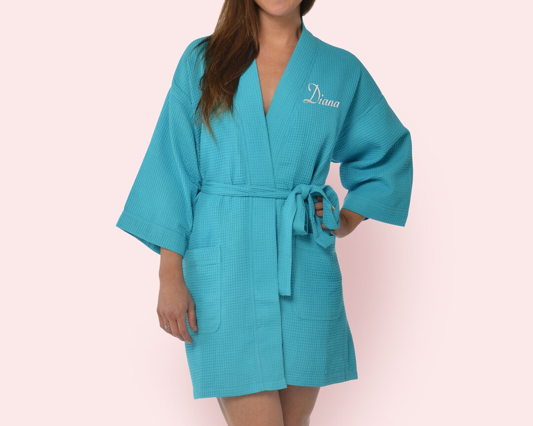 Personalized Robe, Comfy Waffle Robe, Hospital Robe Gift, Get Well Soon