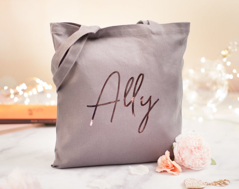 Personalized Birthday Gift Tote Bag Birthday Gift for Her Etsy