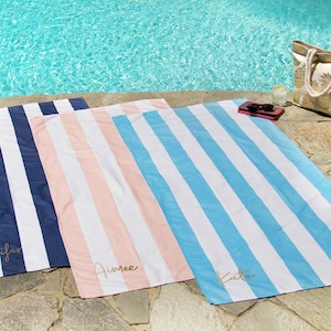 Personalized Quick Dry Beach Towel, Bridesmaid Favor, Bridesmaid Gift, Travel Towel, Beach Towel, I Do Crew Gift Light Towel, Cute Gift Idea