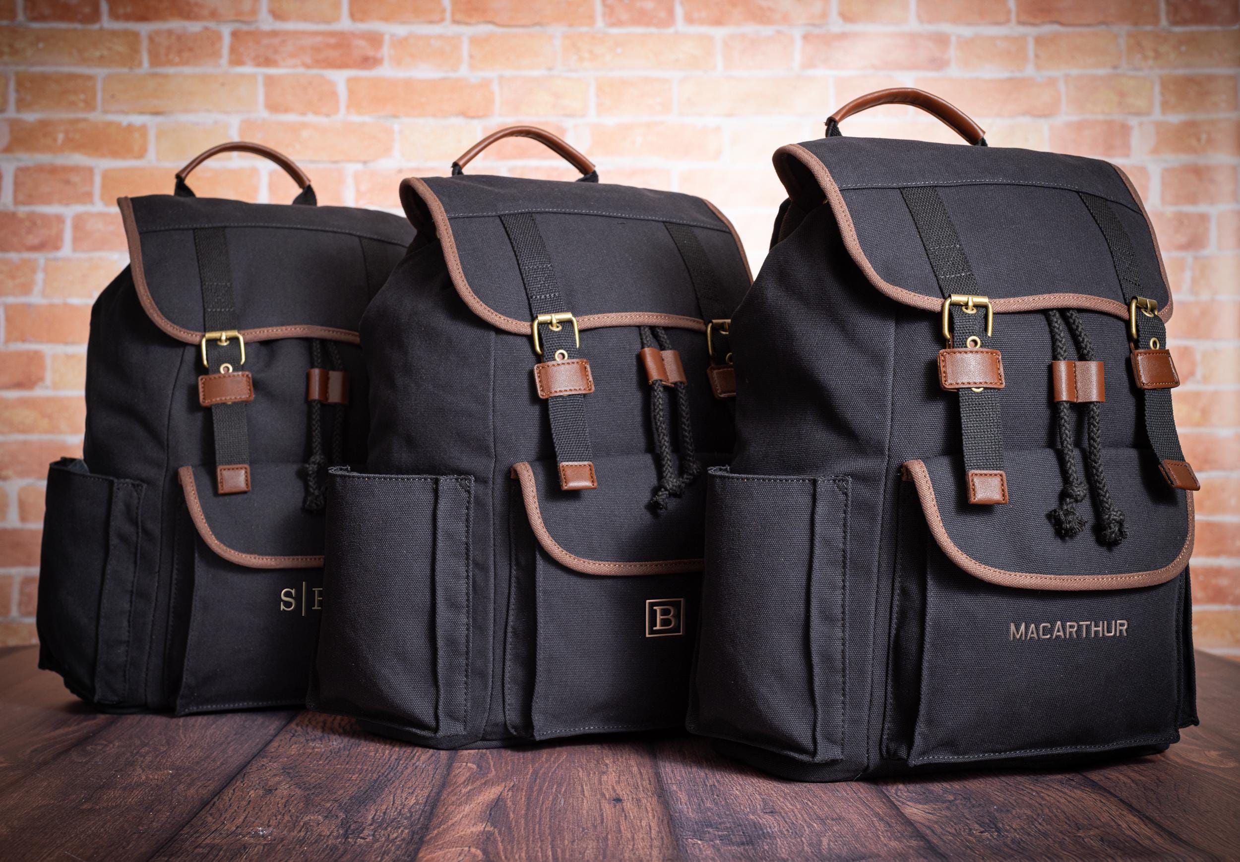 Personalized Canvas Travel Backpack, Back to School Graduation Gift ...