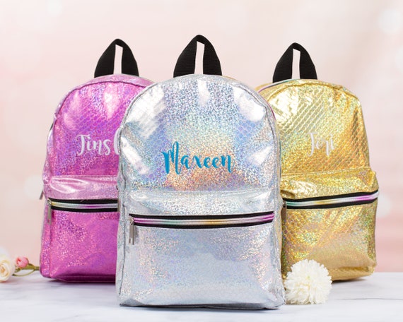 Amscan Mini Patterned Iridescent Backpack Keychain