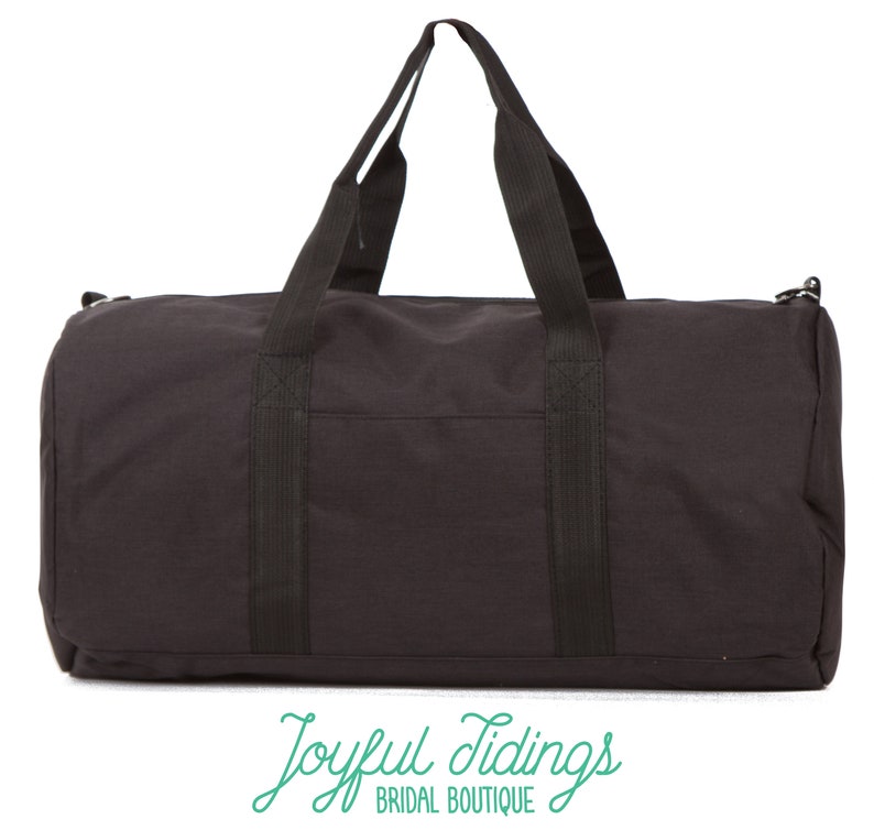 Personalized Duffel Bag, Heathered Duffle Bag, Travel Bag, Groomsmen Gift, Overnight Travel Bag, Wedding Gift, Dad Gift, Anniversary Gift image 7