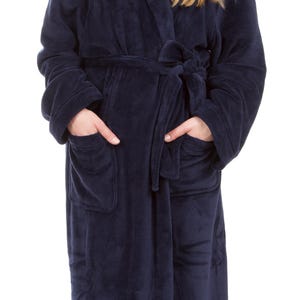 Personalized Birthday Gift for Her, Custom Fleece Robe, Gift for Girlfriend, Wife, Monogrammed Robe for Her, Hooded Fleece Robe Gift image 11