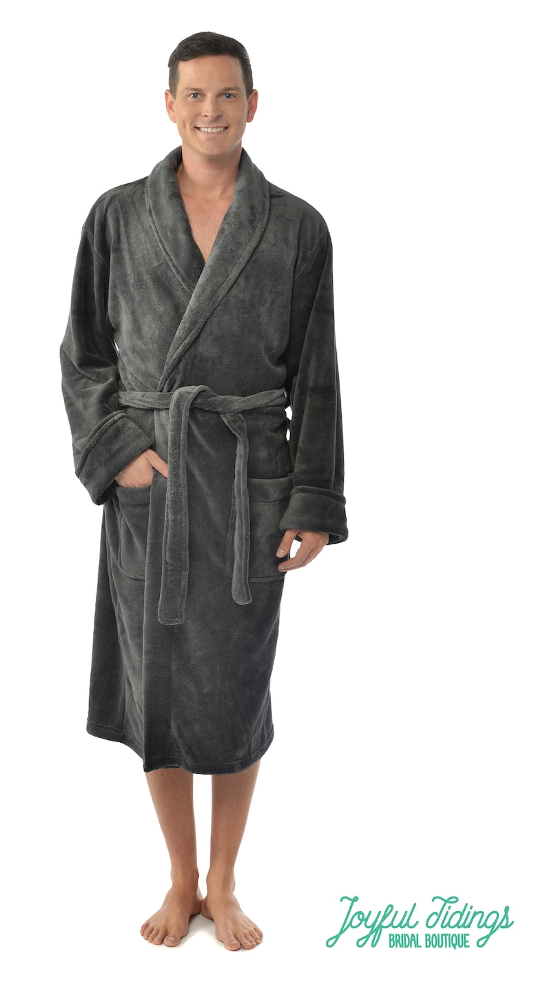 His and Hers Personalized Fleece Robe Set Wedding Present Etsy