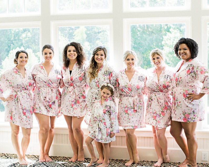 Bridesmaid Gift Bride Tribe Robes I Do Crew Bachelorette Etsy