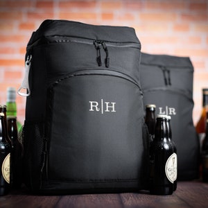 BULK SALE Groomsmen Gift Cooler Backpacks, Set of 4+ Large Beer Cooler Bags, 5, 6, 7 8, 9 Groomsmen Coolers with Cigar Pouch, Wedding Party