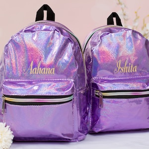 Back to School Gift, Toddler MINI Glitter Backpack, Kindergarten Girls Backpack, Everyday School Bag, Sparkle Backpack, Gift for Kids