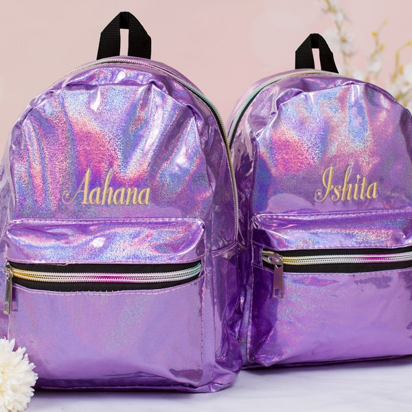 Back to School Gift, Toddler MINI Glitter Backpack, Kindergarten Girls Backpack, Everyday School Bag, Sparkle Backpack, Gift for Kids