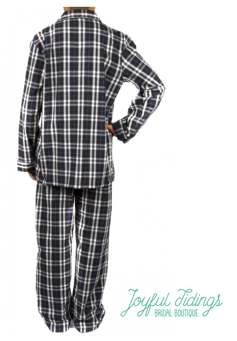SALE Personalized Men's Poplin Pajamas Poplin Pajama Set Etsy