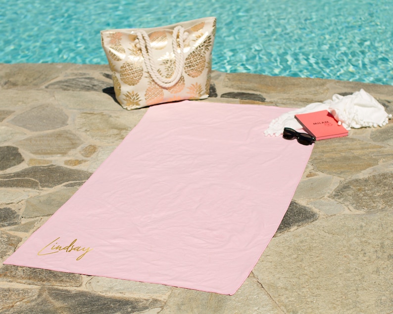 JoyfulTidingsBridal Beach Towel - Thumbnail 4