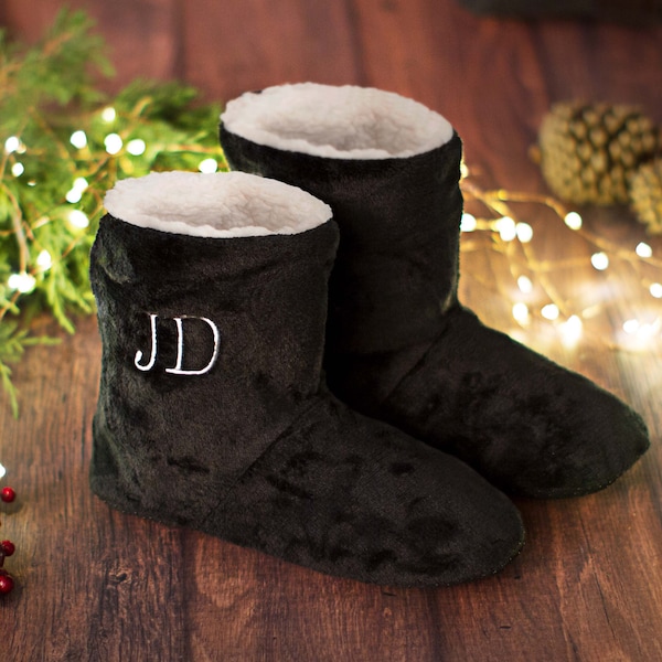 mens embroidered slippers