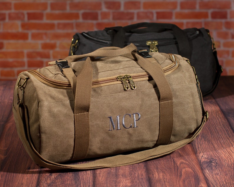 Personalized Groomsmen Gift Duffel Bag Men's Duffle Bag Etsy