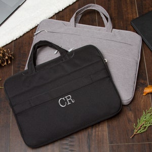 Personalized Laptop Sleeve, Custom Laptop Tablet Case, Laptop Tablet Bag, Custom Holiday Gift for Him, Protective Computer Travel Bag Gift