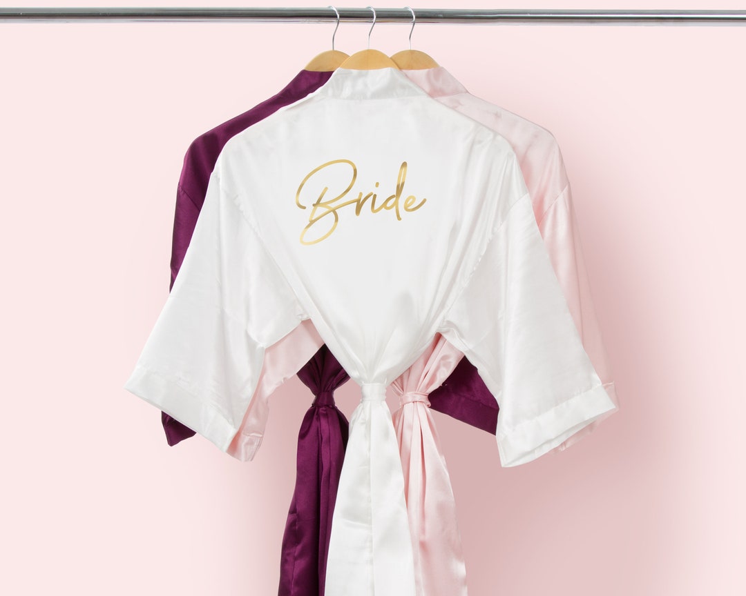 Personalized Robe for Bridal Party, Cute Bridesmaid's Gift, Bride Tribe ...