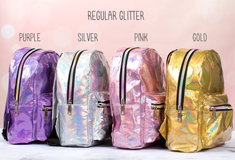 Personalized Mini Glitter Backpack Custom Easter Basket Etsy