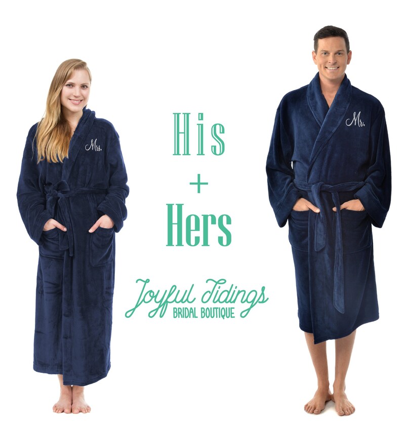 personalised robes his and hers
