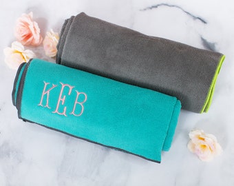 Personalized Yoga Towel, Gift for Mom, Custom Yoga Gift, Personalized Gift for Her, Mom Gifts, Custom Mother's Day Gift, Custom Yoga Towel