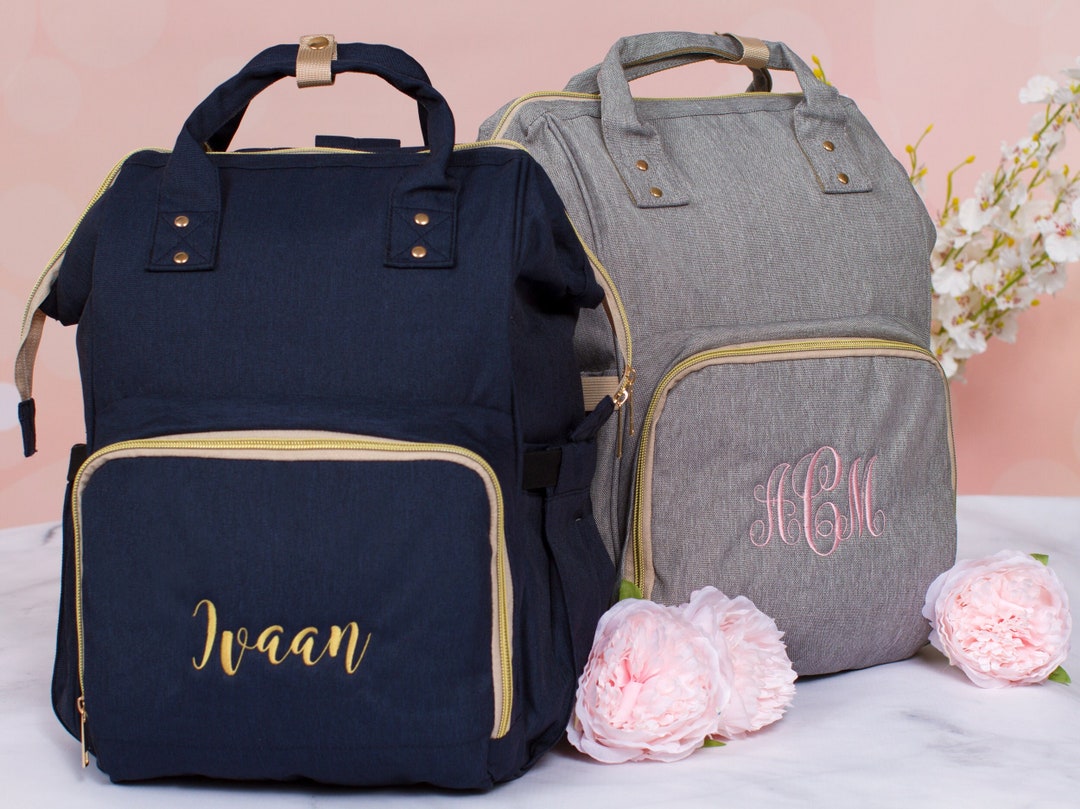 Custom Name Diaper Bag Personalized Gift Bag for New Mom - Etsy