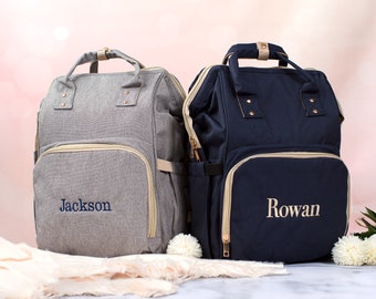 Personalized Gift for Mom Diaper Bag Backpack, Newborn Baby Gift, Mother&#39;s Day Gift, Mom to Be Gift Bag, Diaper Knapsack, New Mom Gift