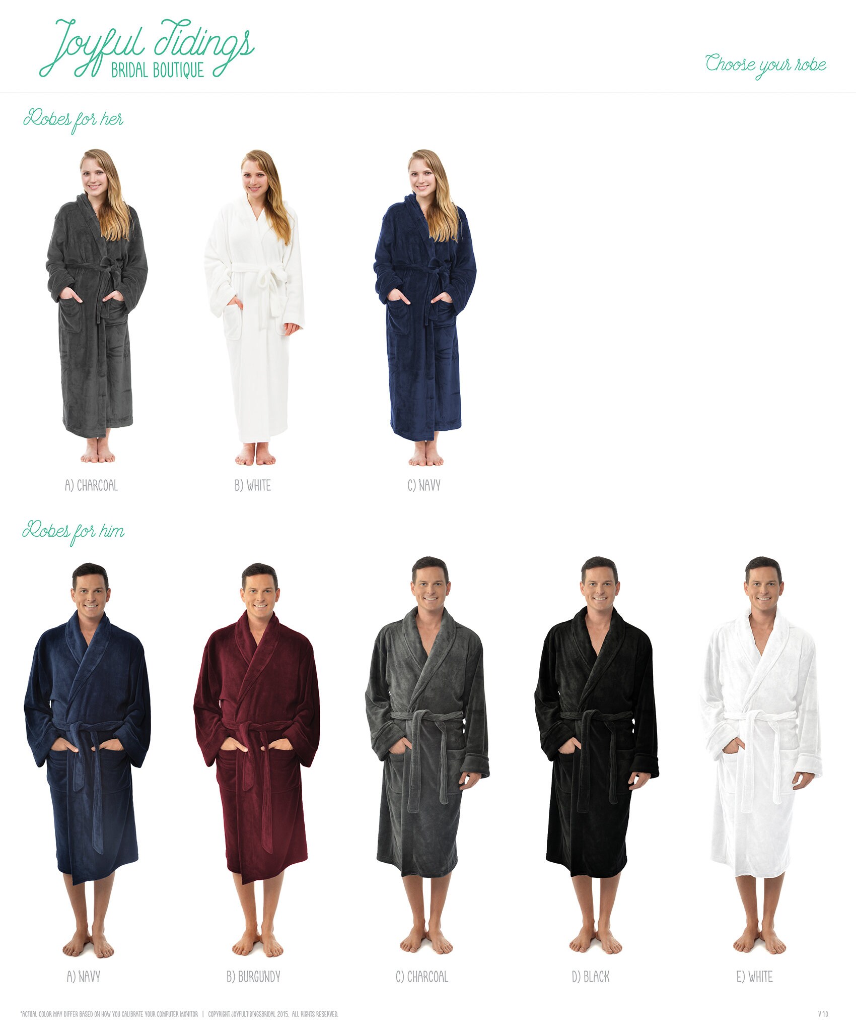 personalised robes his and hers
