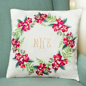 Personalized Pillowcase, Throw Pillow Case, Personalized Christmas Present, Custom Holiday Gift, Monogrammed Decor Pillow Cover, Home Gift