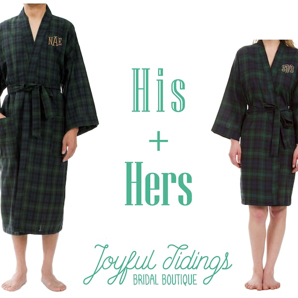 His and Hers Robe Etsy