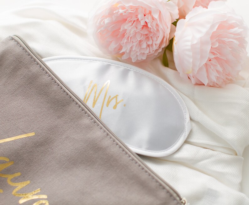 Custom Name Sleep Mask Personalized Eye Mask Bridesmaid Gift Etsy