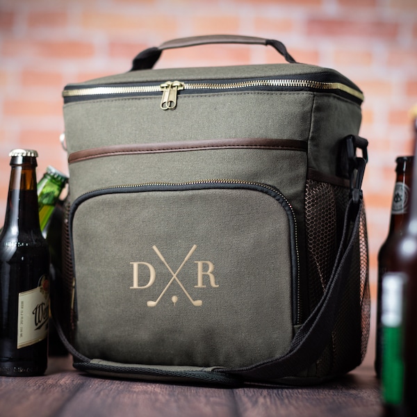 Golf Bag Beer Cooler Etsy