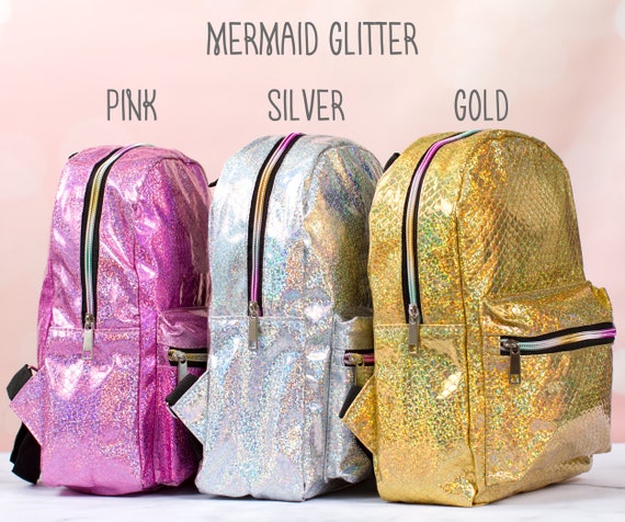 Mini Iridescent Backpack Keychains - 12 Pc.