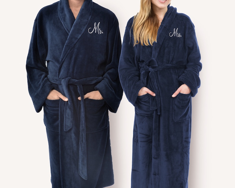 His and Hers Holiday Gift Set Christmas Robe Gift Set Etsy
