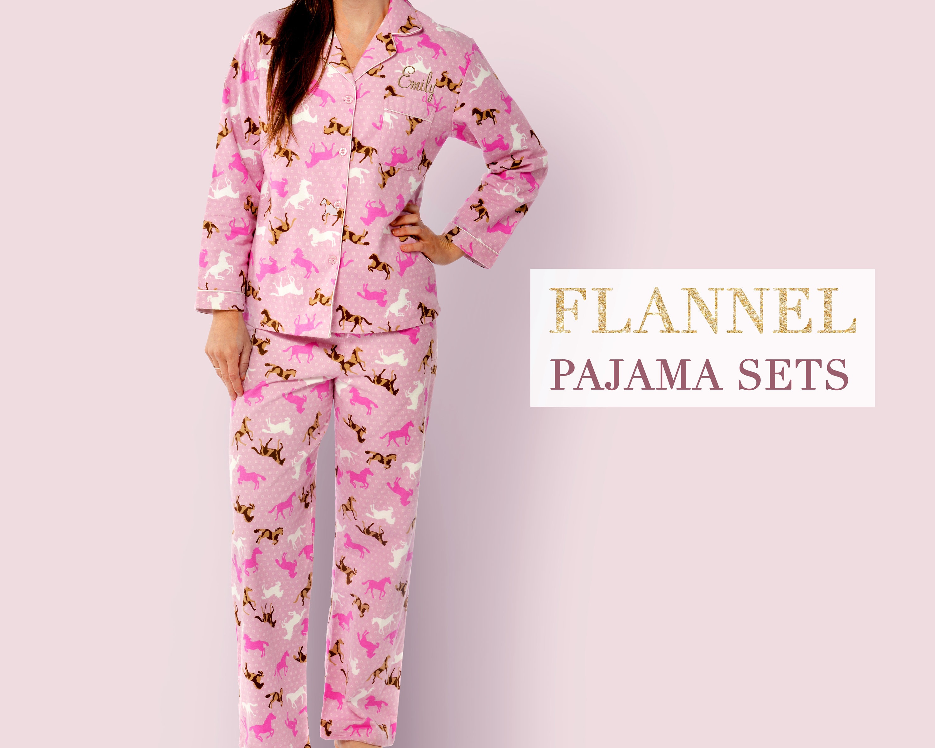 Personalized Buck Flannel Pajama Set – Cotton Sisters