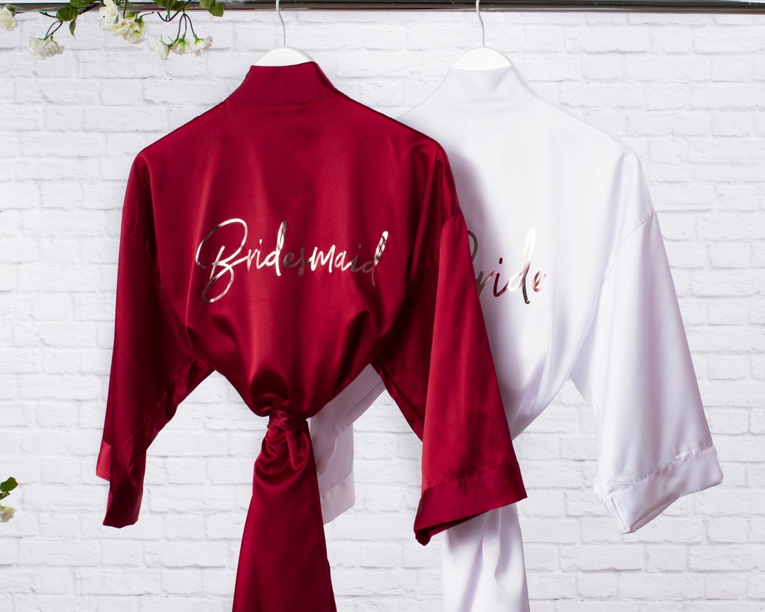 Bridesmaid Proposal Robe Bride Tribe Robe Personalized Etsy