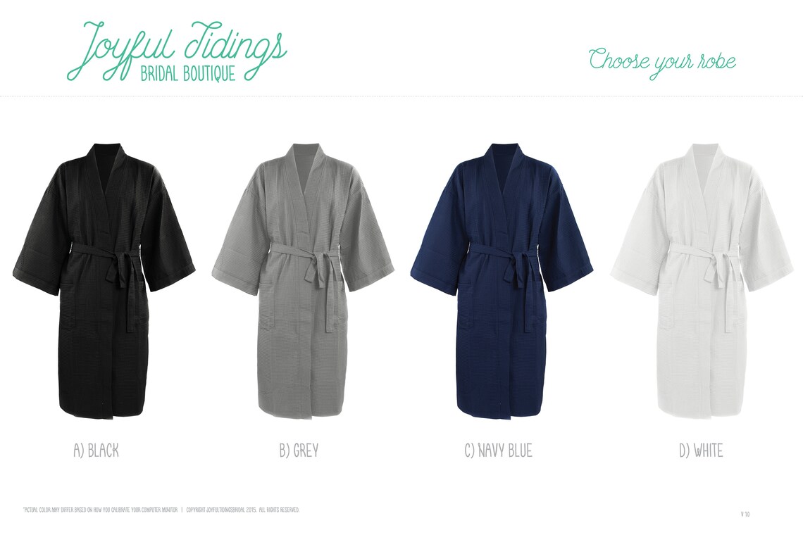 Personalized Men's Waffle Robes Groomsmen's Robes Etsy