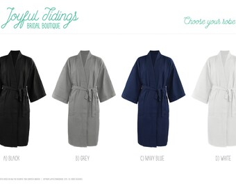 Peignoirs gaufrés personnalisés pour hommes, cadeau de guérison