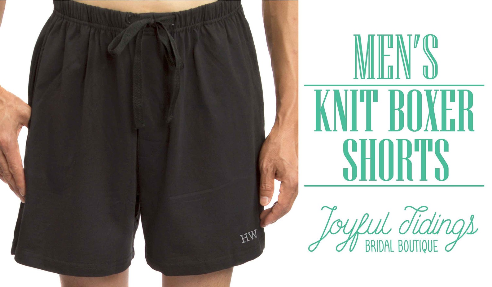 Personalized Men's Boxer Shorts Monogrammed Sweat Shorts - Etsy