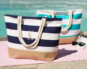 Personalized Beach Bag, Bridesmaid Gift Bag, Bridal Gift Tote, Bridal Party Tote Bag, Bride's Babe Gift, Bridal Party Bag, Custom Tote Bag