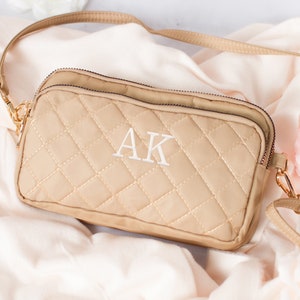 Personalized Gift for Mom, Custom Crossbody Bag, Bag for Mom, Quilted Crossbody Bag, Gifts for Her, Custom Travel Bag, Custom Bag for Her