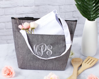 Back to School Gift, Personalized Lunch Tote, Insulated Lunch Cooler Bag Tote, Teacher&#39;s Appreciation Gift, Meal Prep Bag, Kids School Lunch