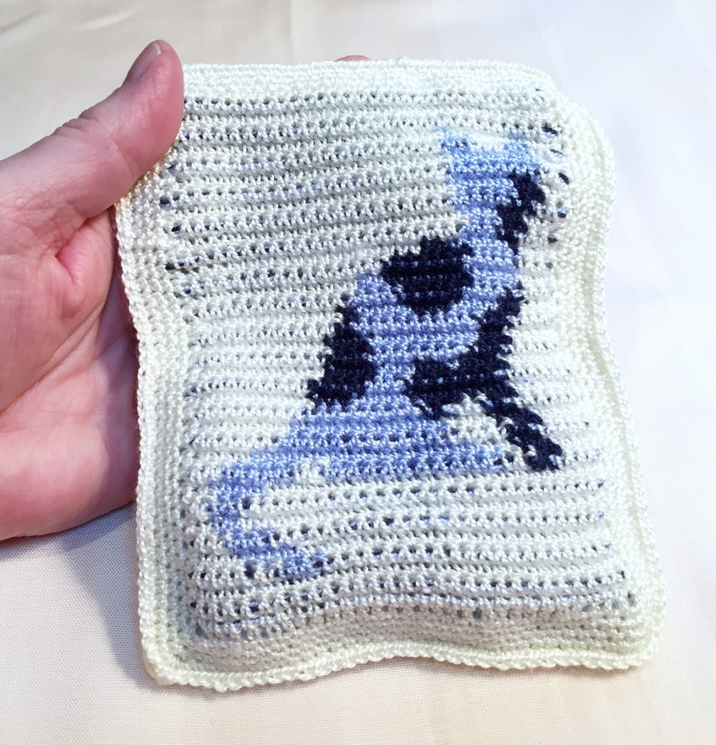 6-12 Zippered Lined Cat Coin Purse Tapestry Crochet
