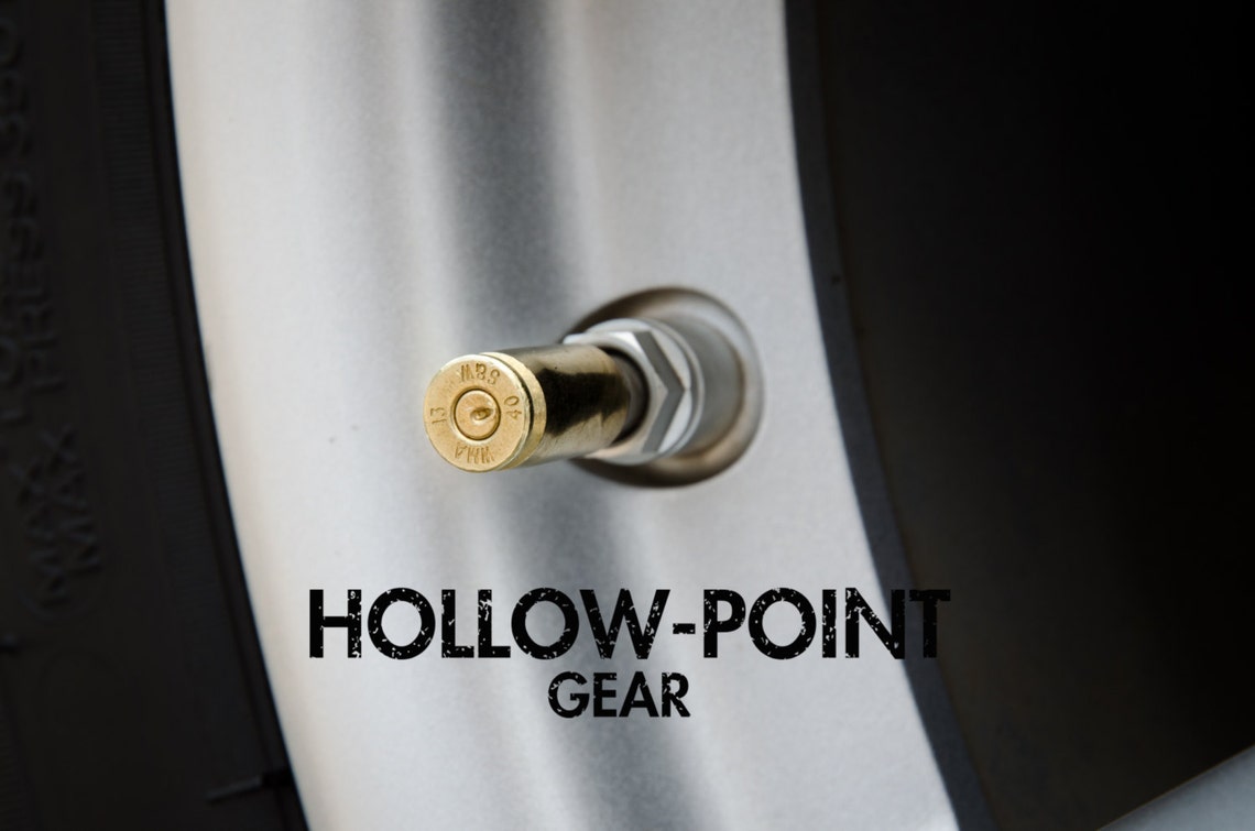 Hollowpoint Gear Bullet Tire Caps real Oncefired Bullets Etsy