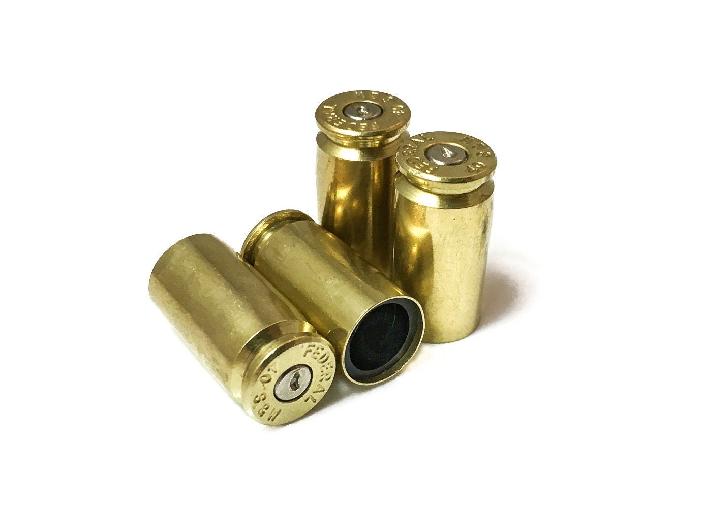 Bullet Car Valve Caps / Handmade From Spent Casings / Car Stocking