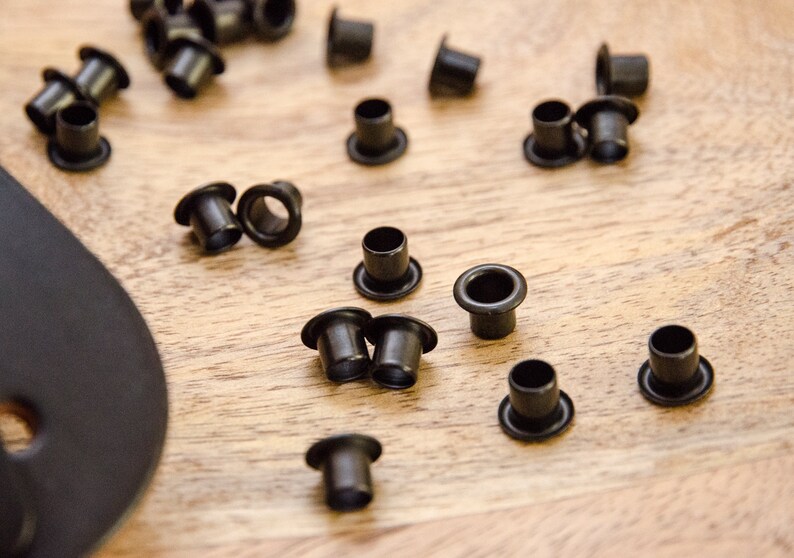 88 1/4 Black Rivet Kydex Eyelets. Set of 100 DIY Kydex Etsy