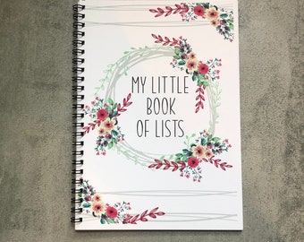 To Do List Notebook Etsy