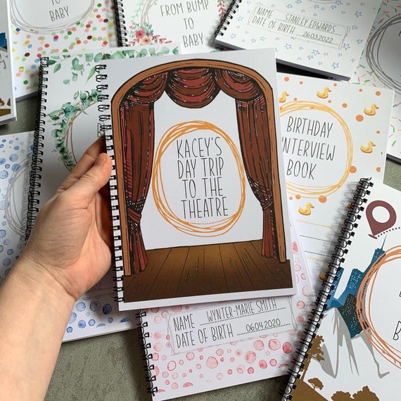 Personalised Theatre Show Wishlist Book: A5 Travel Journal
