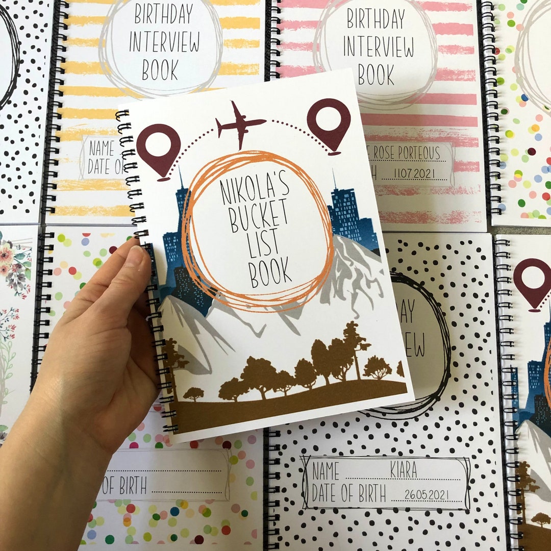 The Bucket List Book, Travel Book, Travel Wishlist, Travel