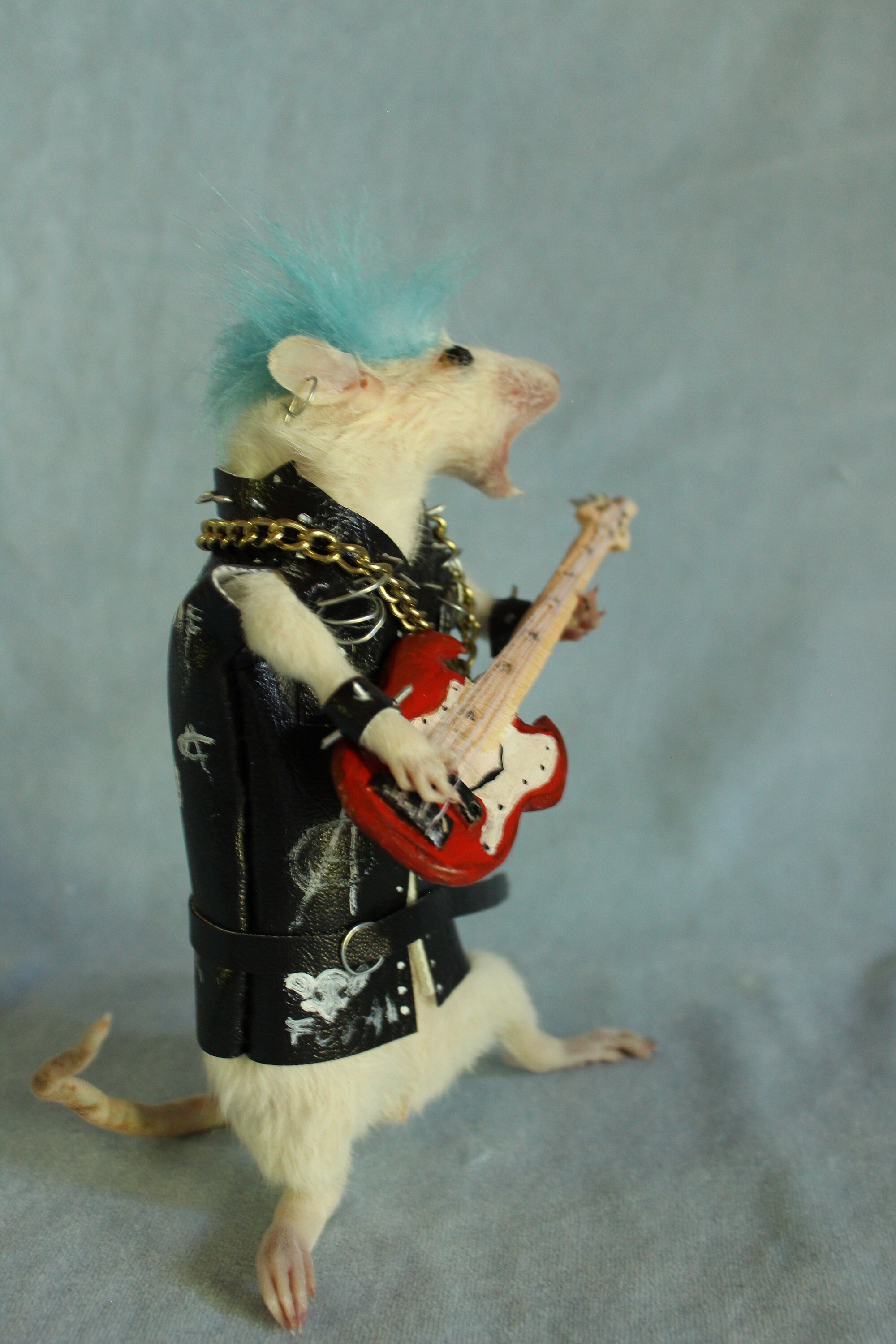 ギター rat Taxidermy Rat Punk Guitar Rock Star Taxidermy Rat Punk Rocker