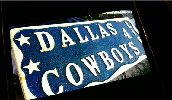 Dallas Cowboys Football Signs Home Decor Nfl Signs Man Cave Etsy