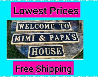 BBQ | Wood Sign | Custom Sign | Wood Wall Art | Personalized Sign | Grilling Sign | Barbecue Signs | Beach Signs | Last Name | Welcome Sign